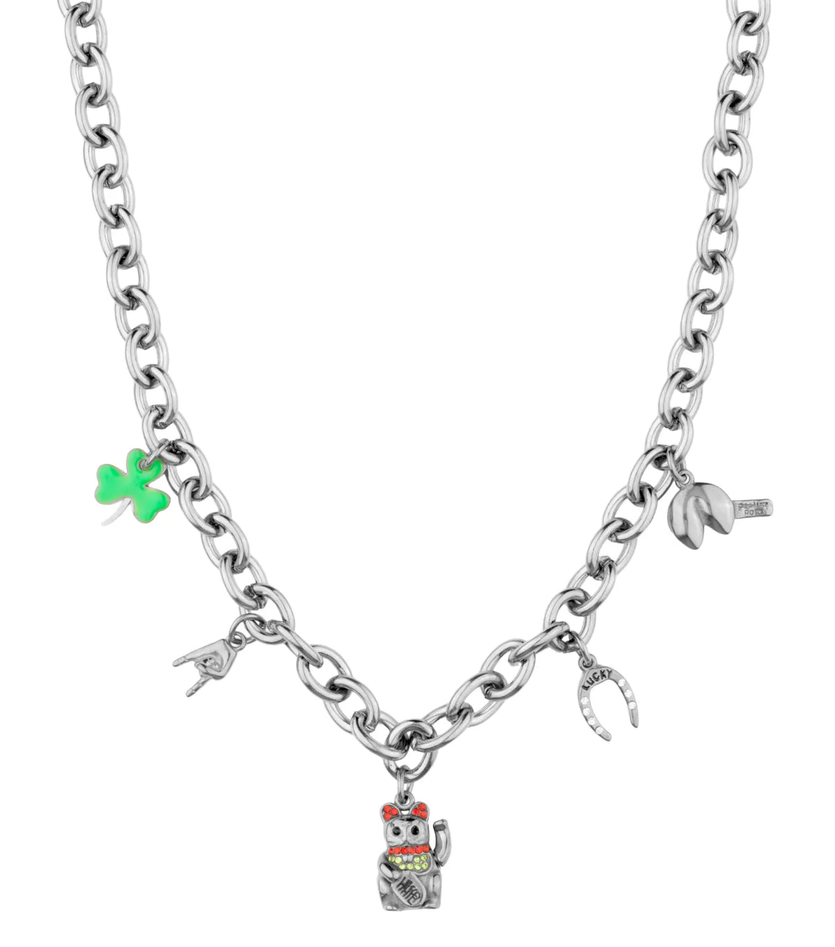 Lucky Maxi Necklace - Silver