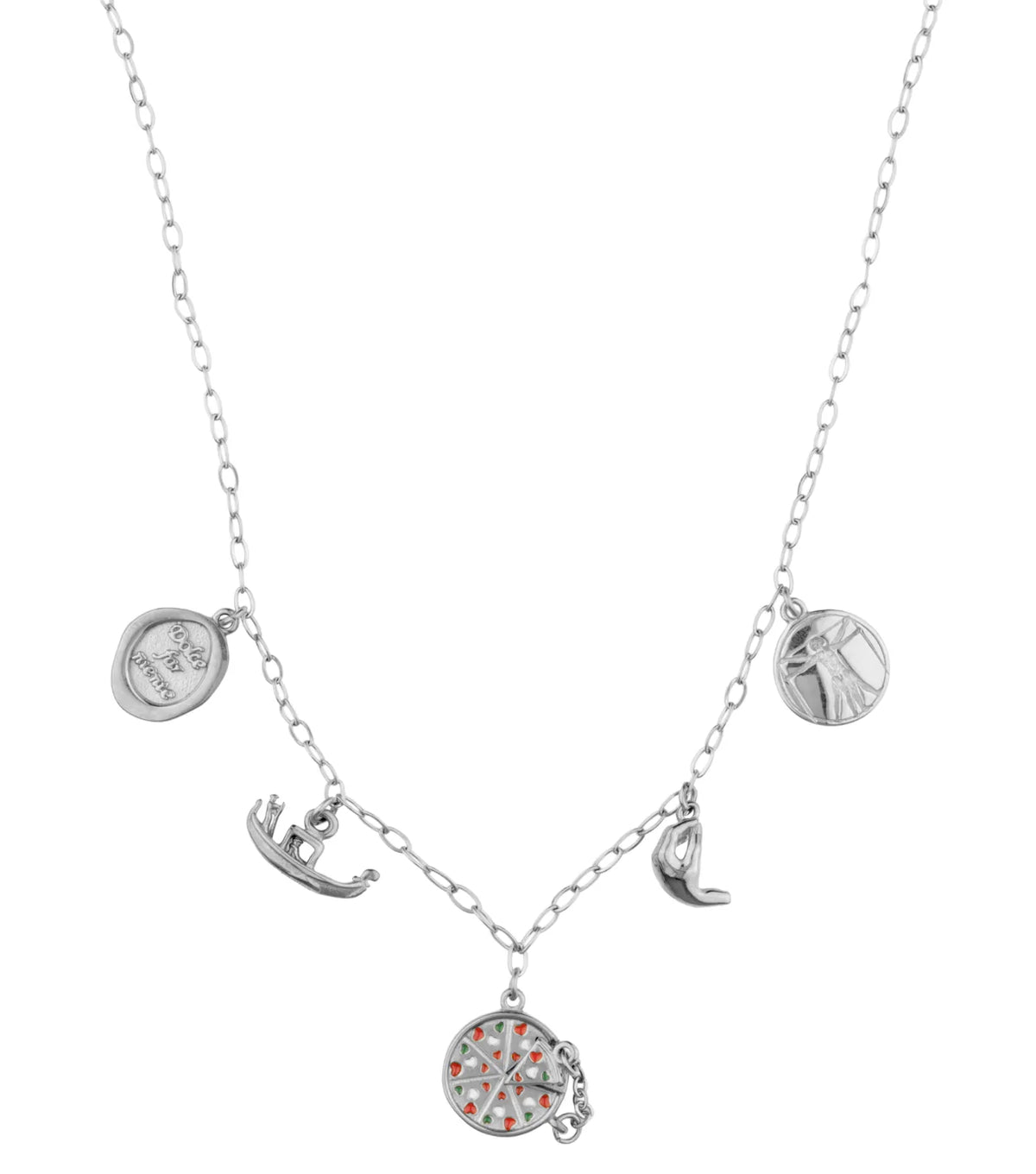 Italia Ro-Ro Necklace - Silver