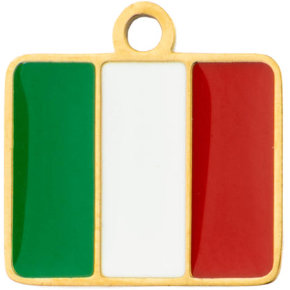 Gold Italian Flag