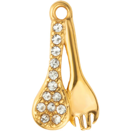 Gold Spoon & Fork