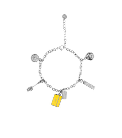 Carbonara Lover Mini Bracelet - Silver