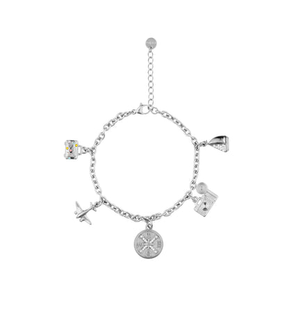 Travel Mini Bracelet - Silver