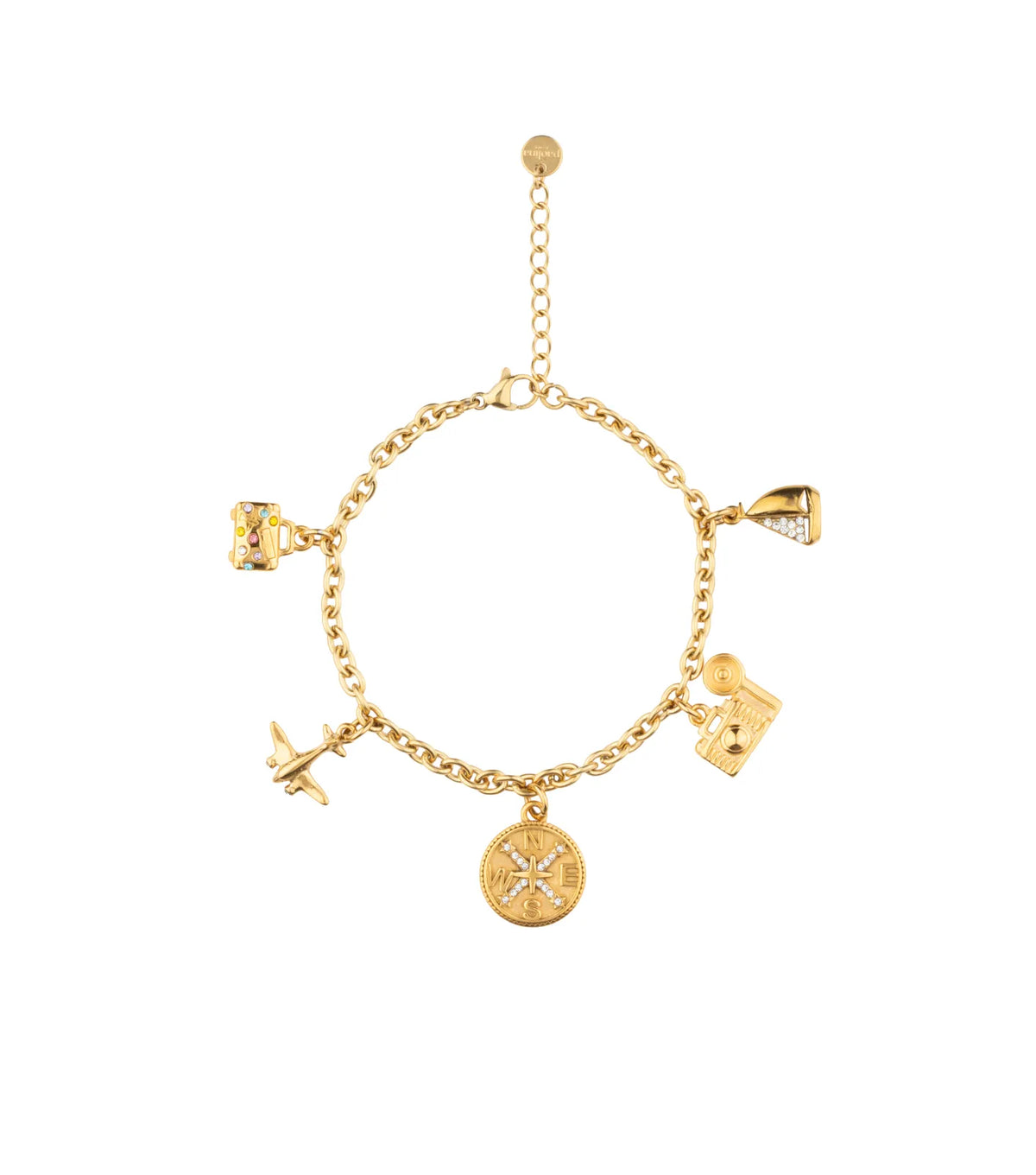 Travel Mini Bracelet - Gold
