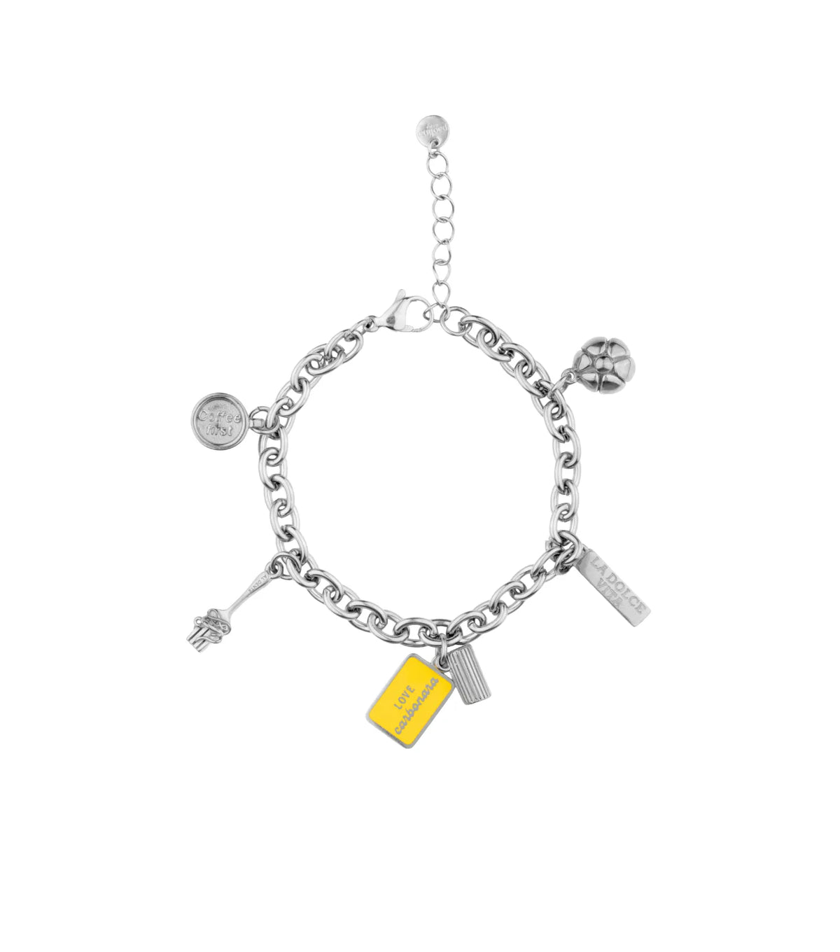 Carbonara Lover Star Bracelet - Silver
