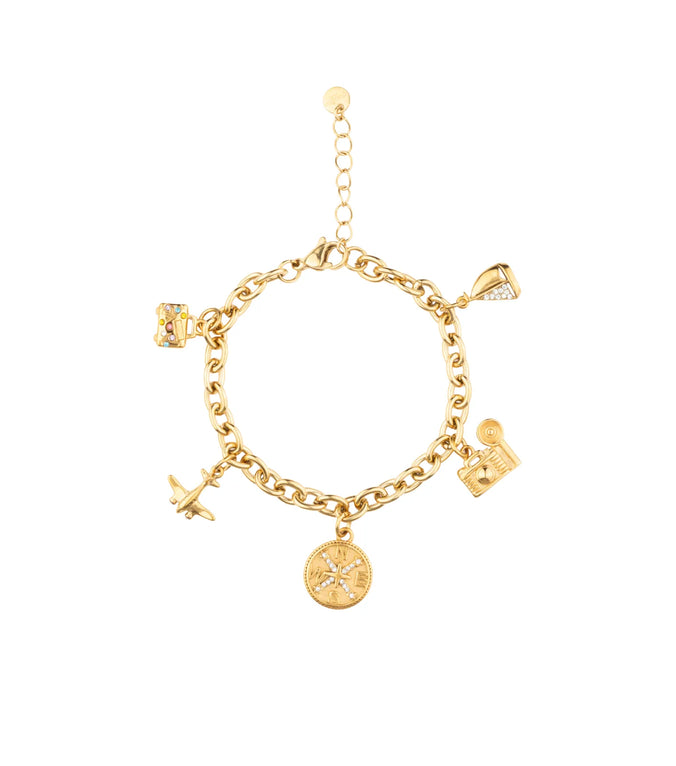 Travel Star Bracelet - Gold