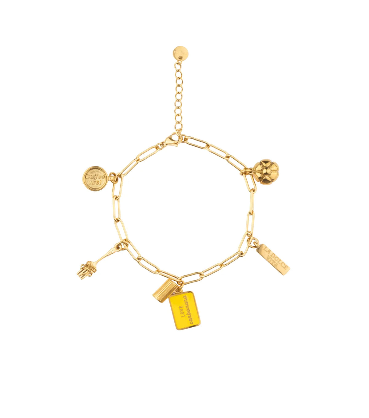 Carbonara Lover Classic Bracelet - Gold