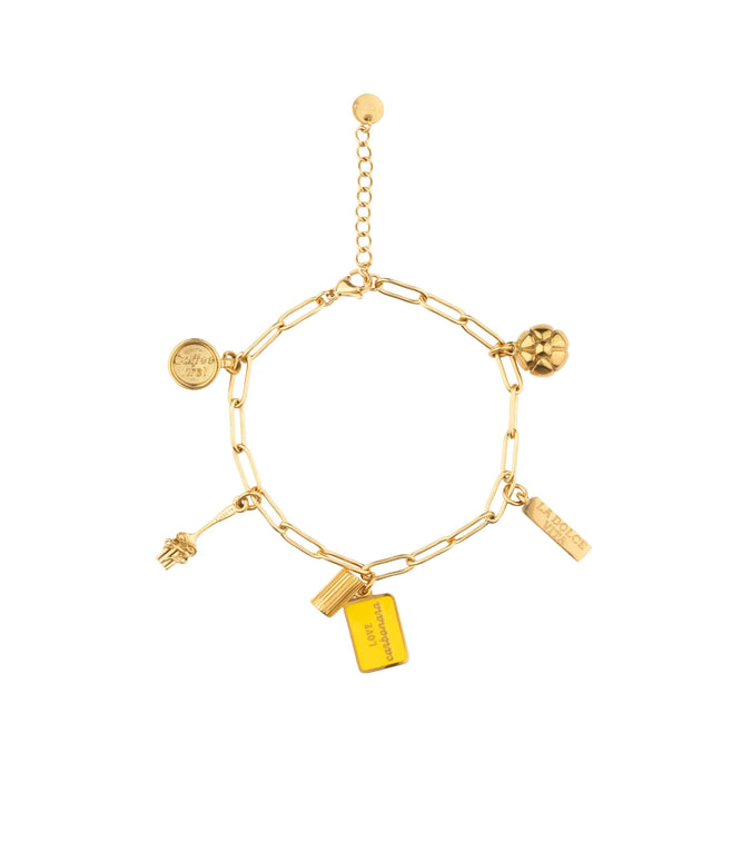 Carbonara Lover Classic Bracelet - Gold