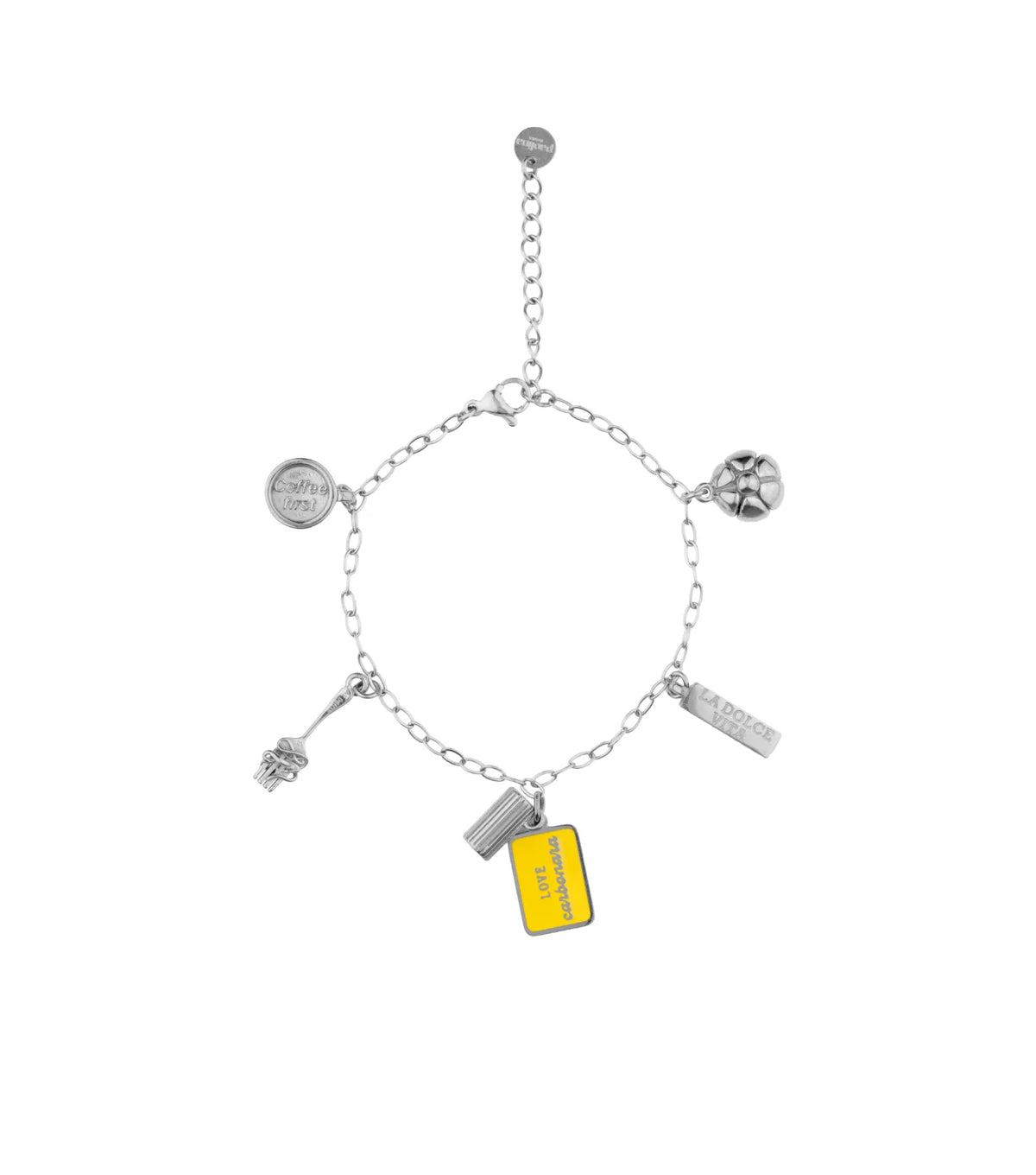 Carbonara Lover Ro-Ro Bracelet - Silver