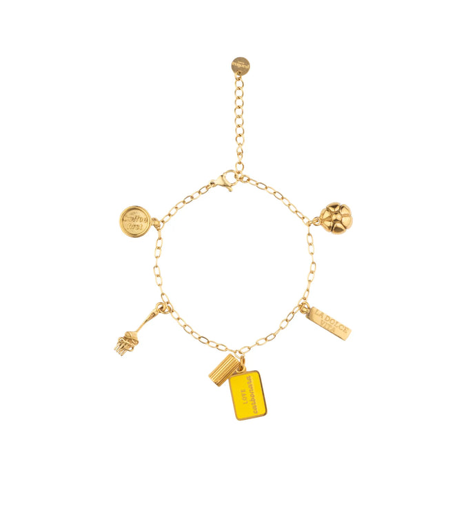 Carbonara Lover Ro-Ro Bracelet - Gold