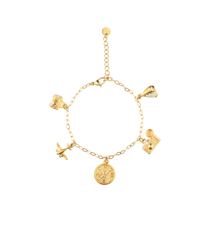 Travel Ro-Ro Bracelet - Gold