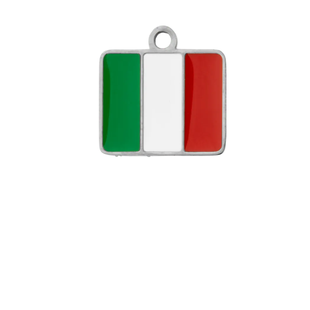 Silver Italian Flag (configurator)