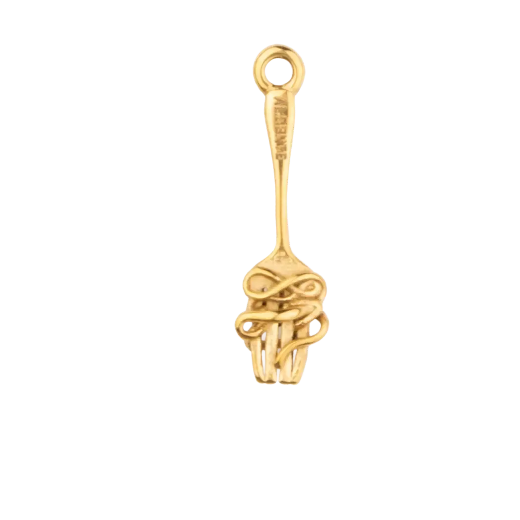Gold Al Dente Twirl Fork (configurator)