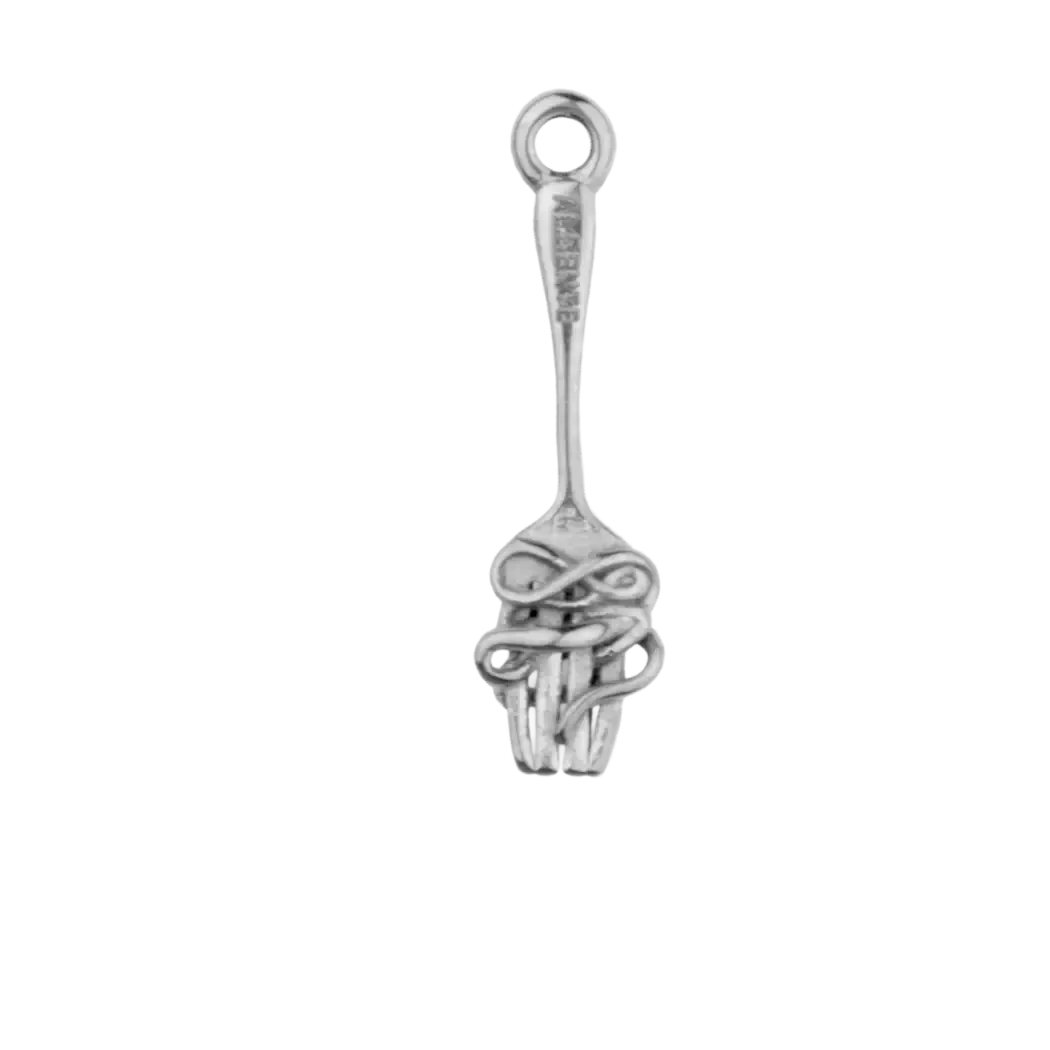 Silver Al Dente Twirl Fork (configurator)