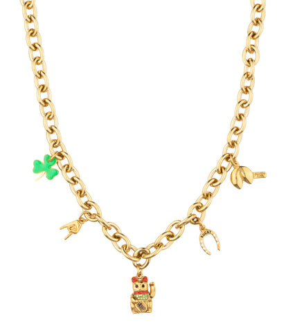 Lucky Maxi Necklace - Gold