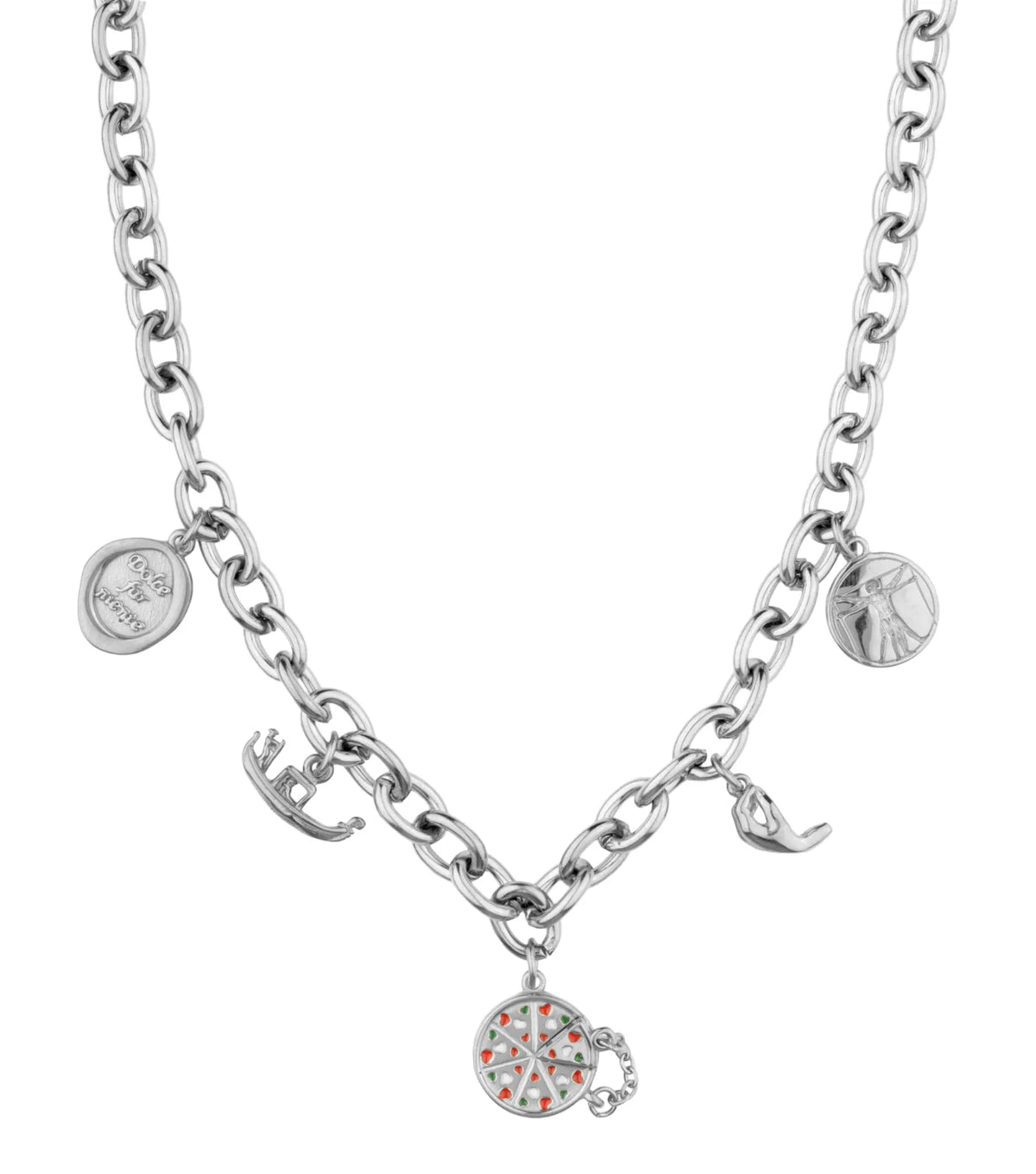 Italia Maxi Necklace - Silver