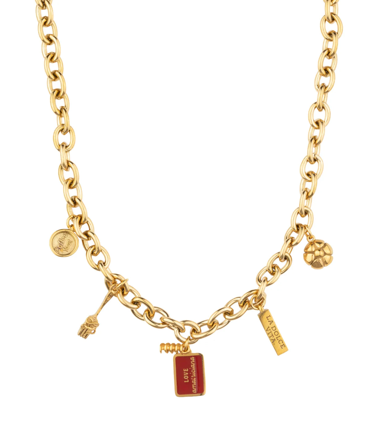 Amatriciana Lover Maxi Necklace - Gold
