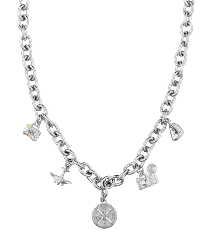 Travel Maxi Necklace - Silver