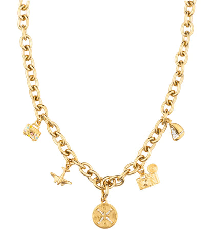Travel Maxi Necklace - Gold