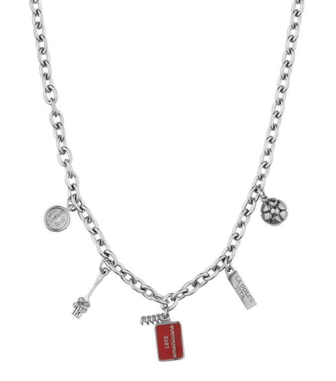 Amatriciana Lover Star Necklace - Silver