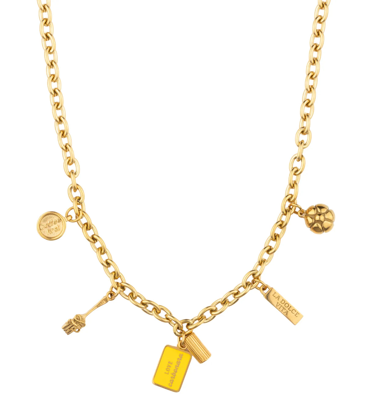 Carbonara Lover Star Necklace - Gold