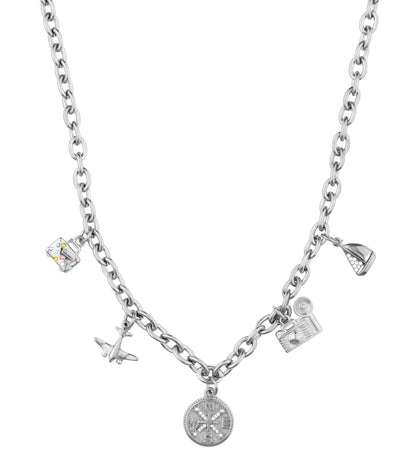 Travel Star Necklace - Silver