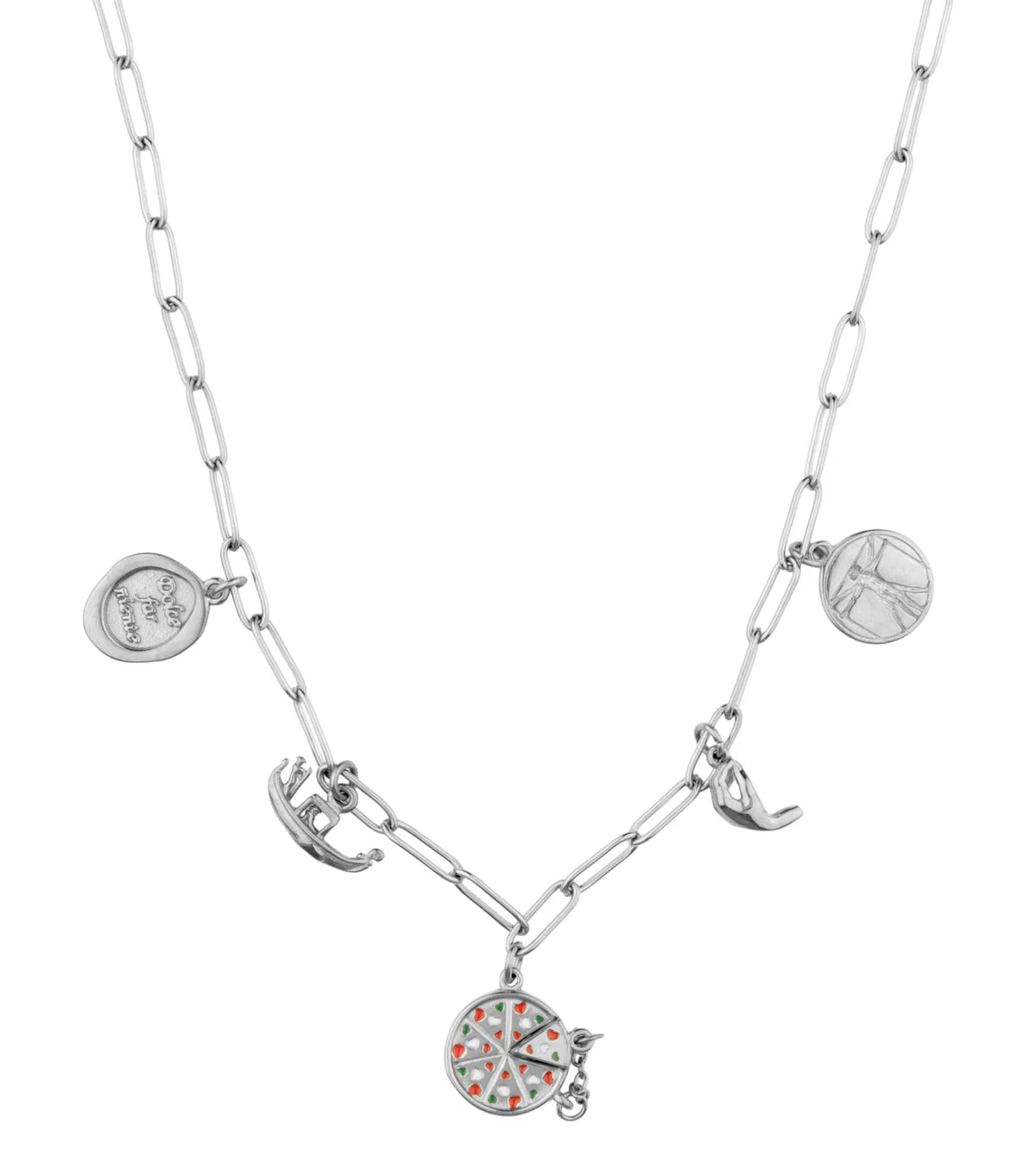 Italia Classic Necklace - Silver