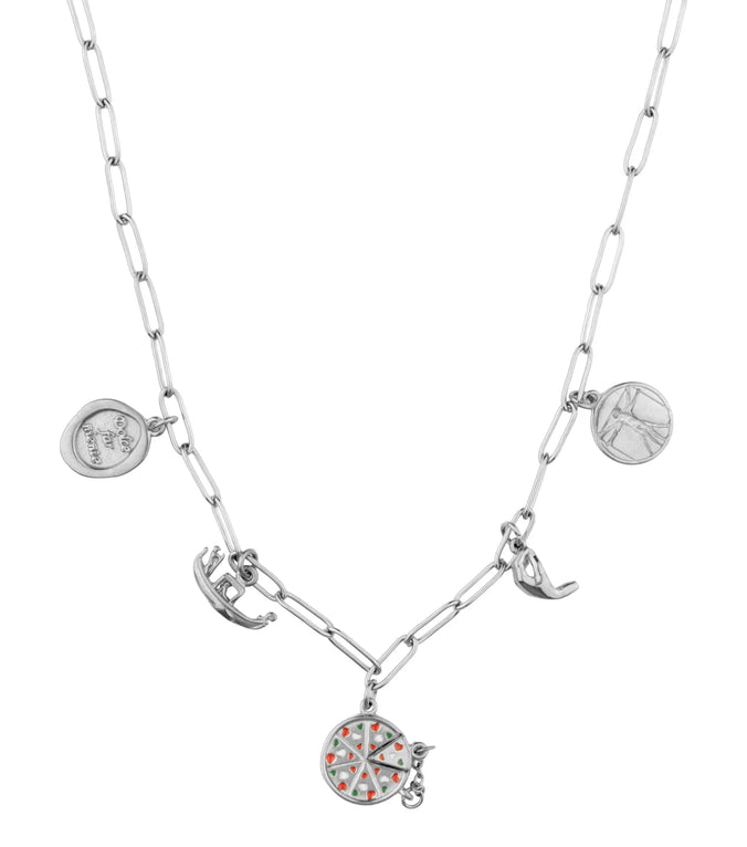 Italia Classic Necklace - Silver