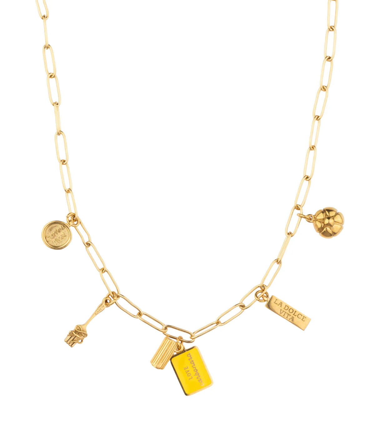 Carbonara Lover Classic Necklace - Gold