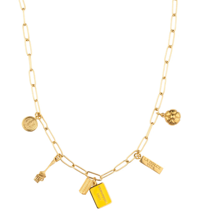 Carbonara Lover Classic Necklace - Gold