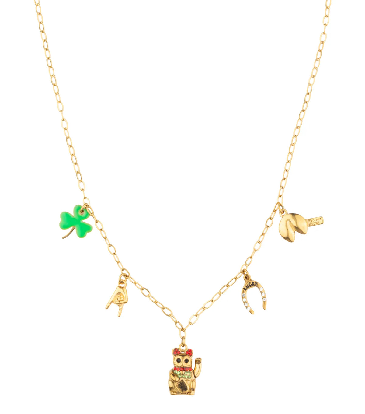 Lucky Ro-Ro Necklace - Gold