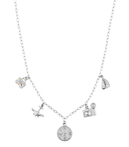 Travel Ro-Ro Necklace - Silver