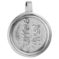 Coffee First Mug silver